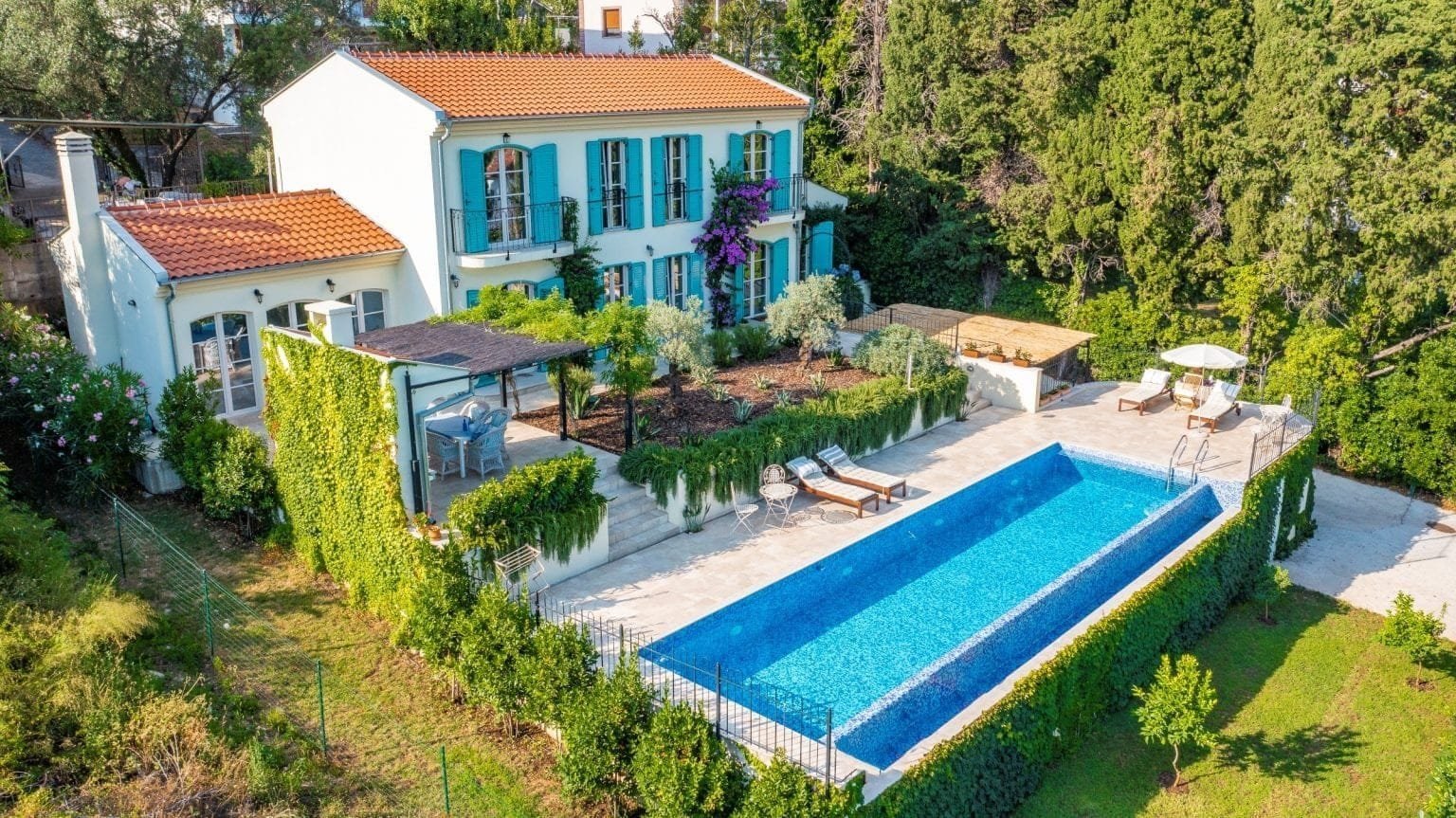 Provence-Style Four-Bedroom Villa in Baošići, Herceg Novi